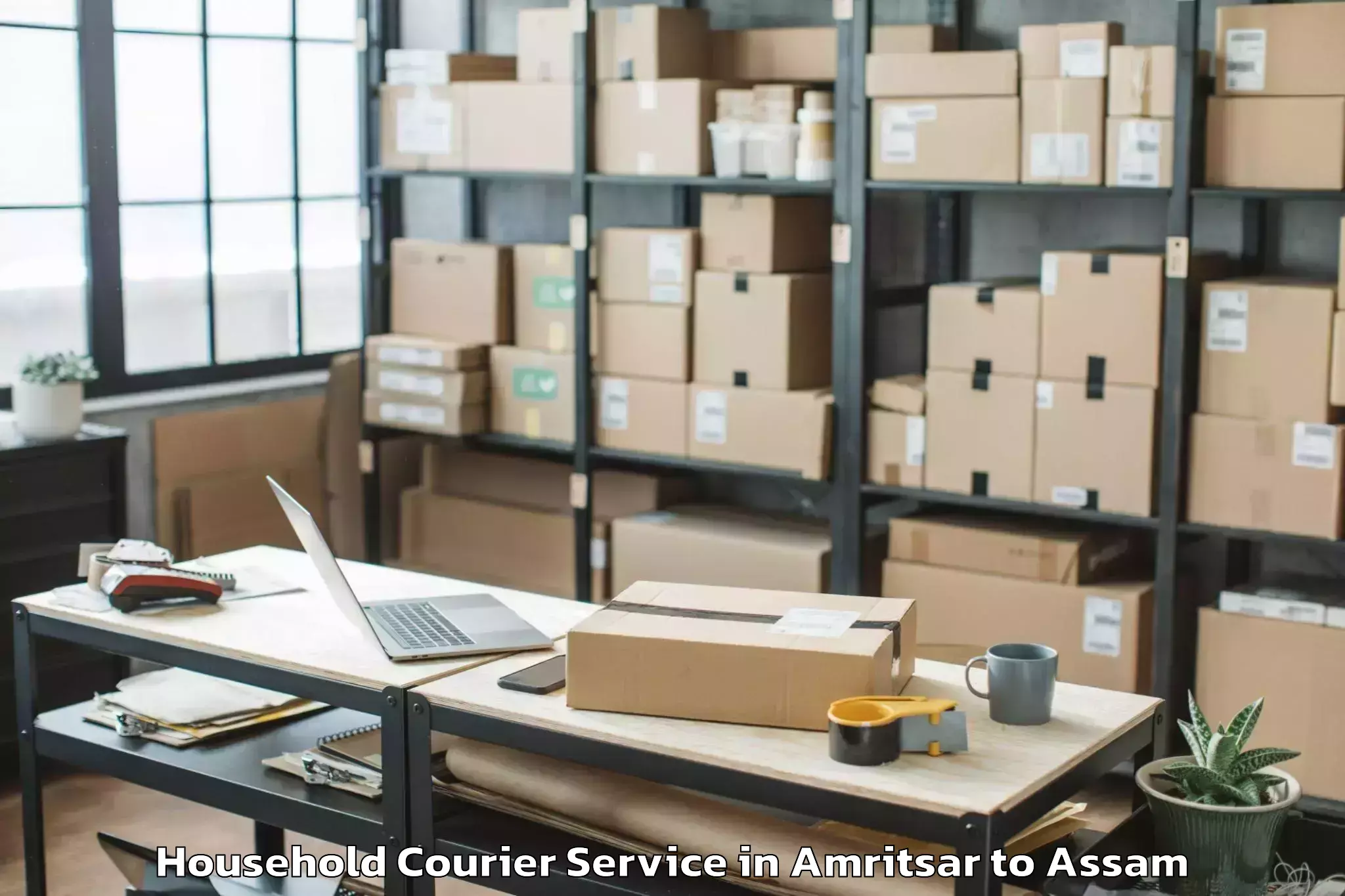 Leading Amritsar to Barpathar Household Courier Provider